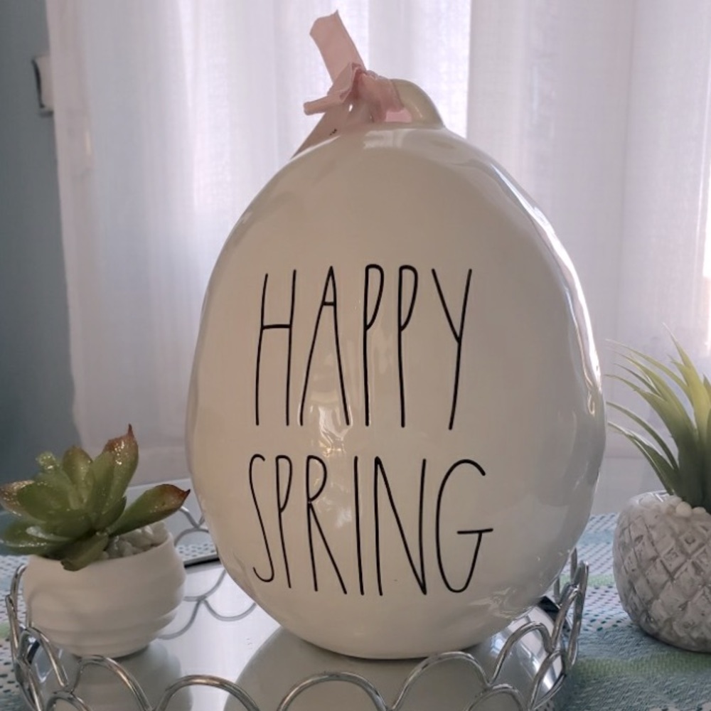 Rae Dunn “Happy Spring” Egg